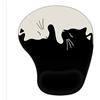 AOKSUNOVA Tappetino Mouse Ergonomico Mouse Pad con Poggiapolsi Gatto | Superficie in lycra morbida, cuscinetto in gel morbido, base in PU antiscivolo e facile da pulire