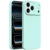 Captor Cover iPhone 17 Pro Max Custodia Colorata in Silicone Liquido, Antiurto, Flessibile, Bordo Rialzato per Schermo e Fotocamera Con Microfibra Interna per iPhone 17 Pro Max Cover (Verde Menta)