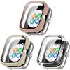 Ruentech Custodia compatibile con custodia protettiva Honor Choice, con pellicola protettiva antigraffio, protezione rigida PC per smartwatch Haylou (confezione da 3 A)