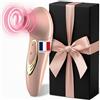 Sensuelle Bliss Succhiaclitoride Donna Potente - Stimolatore Clitorideo Impermeabile IPX7, 10 Modalità di Suzione, Silicone Medico, Sex Toy Donna per Coppia, Ricaricabile USB - Sexytoysys donna (Rosa Cipria)