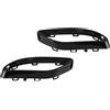 KIMISS Copri Silenziatori per Tubi di Scarico, Finiture in Nero Lucido per ‑ A B C E GLC Classe CLS W177 W247 W205 W213 X253 C257 Classe CLS