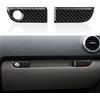 OYDDL 2 pezzi auto sedile passeggero scatola portaoggetti pannello adesivo copertura trim in fibra di carbonio compatibile con Audi A3 (2004-2012) / S3 (2008-2012)/RS3 (2011-2012) accessori interni