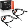 Frankberg 2x Cavi del Freno di Stazionamento Posteriore sinistro destro Compatibile con C8 EA EB 2.0L-2.2L 2006-2010 Ulysse 179 2.0L-2.2L 2006-2010 Replace# 1400204180