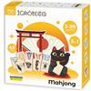 Igroteco® Mahjong per bambini in legno - gioco educativo con abitanti marini e animali selvatici, promuove logica e memoria, giocattolo durevole per casa e asilo