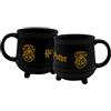 Gedalabels Tazza HP Hogwarts con stemma bollitore, design da 560 ml, Harry Potter, caffè, tè, cacao, tazza in ceramica, idea regalo, compleanno, Natale, bollitore, effetto oro, ceramica