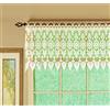 Today's Curtain Mantovana su misura in macramè con medaglione, 40,6 cm, ecru, 48 x 16 cm (larghezza x lunghezza)