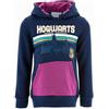 Harry Potter Felpa per Ragazze, Maglione dal Design Hogwarts, Morbida Felpa in Tessuto Blu, Felpa con Cappuccio per Ragazze, Regalo per Bambina, Taglia 8 Anni - Blu