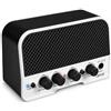 JOYO Mini amplificatore per chitarra 5W Amplificatore per chitarra elettrica Piccolo amplificatore per chitarra con canali Bluetooth Clean e Overdrive Ricaricabile portatile (JA-02 II Nero)