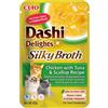INABA Cat Dashi Delights Silky Broth Pollo, tonno e capesante 40g