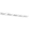 Klighten Lampada per Specchio LED Bagno 95CM 20W Lampada da Specchio 360°Regolabile Lampada per Armadio Specchio Applique da Interno Bagno Moderno Apparecchio Bianco freddo 6000K