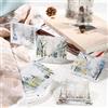 Arpaper Scrapbooking Adesivi Accessori 60 Pezzi Neve Scenario Adesivi Estetica PET Materiale Adesivi Decorativi per Scrapbooking, Journaling, Album DIY (Inverno Neve Scenario)