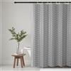 KAIMEIYU Tenda da Doccia in Poliestere Tenda da Bagno in Tessuto Lavabile in Lavatrice con 12 Anelli Impermeabile 180 x 180 cm Grigio