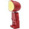Dudùu Puppy Bob - Mini lampada da Tavolo Pieghevole a LED, Luce Calda, Tascabile, per Lettura, Comodino o Scrivania, forma di Omino (Rosso)