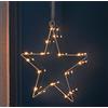 HI Finestra della silhouette Stella illuminato 30 cm (76506) addobbi natalizi decorazione per finestra