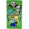 Theonoi Asciugamano per Bambini Theonoi Telo Mare Telo Spiaggia Asciugamano da Bagno 70 x 140 cm in Microfibra (Minecraft Verde)