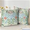 XPHZZL Set di 2 fodere per cuscini 60 x 60 cm Fodere morbide vintage floreali decorative per cuscini Boho per divano, letto, giardino, esterni, decorazioni primaverili, piante con invisibile - Giglio