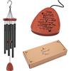 MEMGIFT Campanelli a vento commemorativi regali di simpatia per la perdita della sorella Ricordo in Memorial Loss of Sister Large Angel Windchimes Outdoor Garden