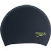 Speedo Junior Unisex Long Hair Cap | Swim Cap | Snag Free | Easy-On, Begonia Pink/Lapis Blue, One Size