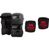Venum Challenger 3.0, Guantoni Da mma Sparring Unisex Adulto, Nero/Nero, M & Kontact, Bendaggi da Boxe Unisex - Adulto, Nero/Rosso, 4 m
