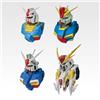 Bandai Ichiban Kuji Mobile Suit Gundam Prize D MS Head Magnet Figure Set H 2.0 in PSL