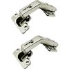 LOOTICH 135 Grado Clip-on 35 mm Cerniera Angolare per Porta Pieghevole Cerniere Speciali per Armadio Mobili Porte Ante d'Angolo 2 Pezzi
