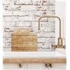 GAULAN 453169 - Carta da parati lavabile in vinile effetto mattone vintage bianco e rosso in rilievo 3D per pareti soggiorno cucina bagno sala da pranzo - Rotolo di 10 m x 0,53 m