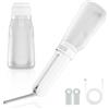 Wkvupy Bidet da Viaggio Portatile, 400 ml, Impermeabile IPX7, Doccia a 3 pressioni, Pulizia Esterna, Cura delle emorroidi, Compagno di Campeggio (Bianco)