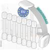 ABBI Essentiels Blocca Cassetti per Bambini | Kit 8 pezzi sicurezza cassetti bambini con adesivo resistente | Raschietto di rimozione INCLUSO | Installazione facile senza utensili | Blocco per armadietto, cassetto
