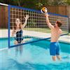 Divove Rete da pallavolo per piscina 457 x 91 cm - Regolabile e impermeabile, rete portatile di ricambio in polietilene (PE) per giochi acquatici, giardino, spiaggia e attività all'aperto