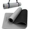 BEAUTYOVO Tappetino da yoga antiscivolo con tracolla, spessore di 8 mm, in TPE privo di sostanze nocive per la casa o l'esterno, tappetino fitness per yoga, pilates, allenamento, da ginnastica su entrambi i