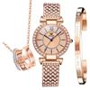 OLEVS Orologi Set Regali per le Donne, Orologio Collana Braccialetto Set 3 Pezzi per Mamma Moglie Fidanzata Anniversario Compleanno Natale San Valentino Regali, 3ATM impermeabile, Matrimonio Romantico