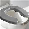 LilyBeauty Morbido rialzo per sedile WC con schiuma ad alta densità, cuscino rialzato per sedile WC per anziani, comodo e facile da pulire, attacco imbottito a forma di U per sedili allungati e standard