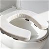 LilyBeauty Morbido rialzo per sedile WC con schiuma ad alta densità, cuscino rialzato per sedile WC per anziani, comodo e facile da pulire, attacco imbottito a forma di U per sedili allungati e standard