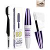 LYSdefeu Bianco Mascara 5D in Fibra di Seta - Volumizzante e Allungante Con Effetto Ciglia Finte - Colorato Waterproof Lunga Durata Con Pennello Per Ciglia - Glamour Trucco Occhi-03