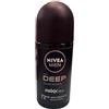 Nivea Men Deo Roll-on - Deep Black Carbon Dark Wood - Confezione da 3 (3 x 50 ml)