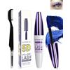 LYSdefeu Blu Mascara in Fibra di Seta 5D, Volumizzante e Allungante, Effetto Ciglia Finte, Colorato Waterproof Lunga Durata Con Pennello, Per Un Glamour Trucco Occhi-04