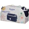 Mustela Organizer Passeggino Cofanetto Fluido Detergente Senza Risciacquo 300ml + Pasta Cambio 50ml + 60 Salviettine