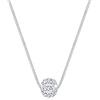 Elli Collana Kugel Kristalle 925 Sterling Silber