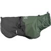 Non-Stop Dogwear Impermeabile Fjord per Cani, Verde/Grigio, 60 cm, Antivento e Impermeabile con Traspirabilità