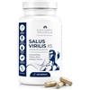 Salus Eterna Virilis X5 Integratore Uomo Energia e Vitalità con Maca Peruviana, Tribulus Terrestris, Panax Ginseng, Taurina e Zinco Gluconato - Supporto Testosterone (Zinco) - 120 Capsule