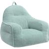 BEJOY Pouf per bambini, comodo pouf per bambini, con imbottitura inclusa, colore: grigio verde