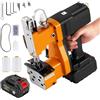 MXBAOHENG Macchina per chiusura sacchetti GK9-890D (con 2 batteria) Macchina per chiusura sacchetti macchina per chiusura sacchetti per sacchi/tessuti/riso/carta/plastica
