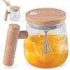 WIYETY WANDGU Tazza auto-commovente elettrica 400 ML tazzina magnetica, tazze da caffè portatili ad alta velocità con agitatore automatico per caffè, latte, polvere proteica