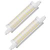 BVCL Lampada LED R7s da 118 mm, 16 W, sostituzione for lampadina alogena da 160 W, 1600 lm, 230 V, non dimmerabile, confezione da 2(Warm white 3000K)