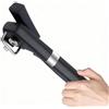 Rongrongago Apriscatole Manuale Metallo, Professionale Apriscatole Manuali Progetto Maniglia Antiscivolo, Apriscatole da Banco in Acciaio Inossidabile per Aprire Cibo in Scatola Bevande Frutta (Nero)