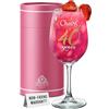 CROWNLY CRYSTAL Calice Da Vino Personalizzato Regalo Donna 40 Anni Con Scritta Cheers To 40 Years Bicchiere Vino Personalizzato In Vetro Elegante Con Scatola Regalo Premium Per Compleanno Importante