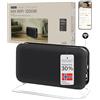 Mill Termoconvettore Elettrico Smart Portatile 1200W con Wi-Fi e App, a Basso Consumo per 14-18 m², Temperatura Superficiale Ridotta, Silenzioso, Nero, Design Norvegese