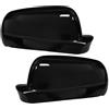 PYBYCEGNZK specchietti esterni cover Per VW Per Golf MK4 97-04 Station Wagon Hatchback Calotte Specchietti Retrovisori Neri Lucidi Alloggiamento Sinistro E Destro Alloggiamento Specchio Auto