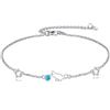 VONALA Braccialetto con animali, in argento Sterling 925, motivo mucca, Axolotl, gatto, girasole, regalo di compleanno per donne, ragazze, mogli, figlie, 17,8 cm + 5,1 cm, catena regolabile, Medio