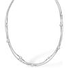 Purelei Sea Gleam - Collana fine con perle di conchiglia in due misure - Acciaio inossidabile (oro 14 carati/argento/oro rosa 18 K) - 40-45 cm elegante collana di perle da donna, Eine Grösse, Acciaio